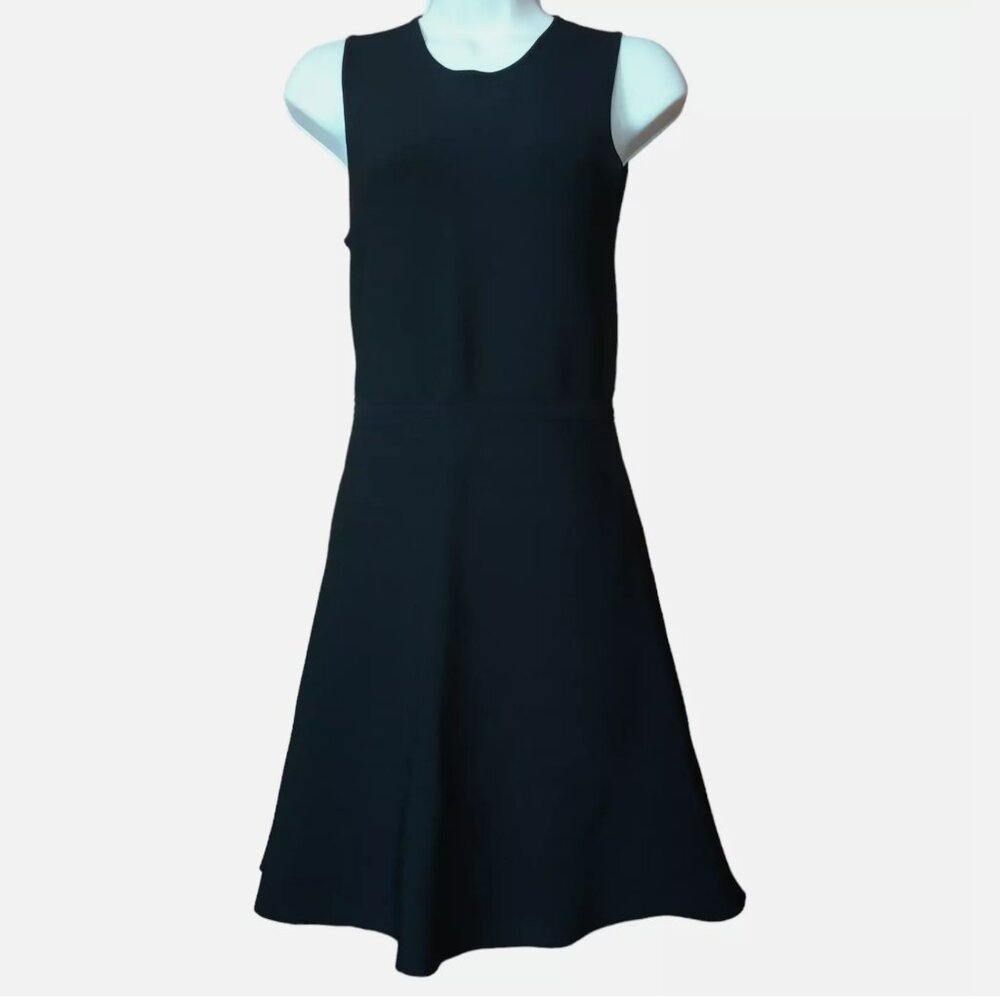 Theory Women's Small Black Sleeveless Fit & Flare A-Line Dress
